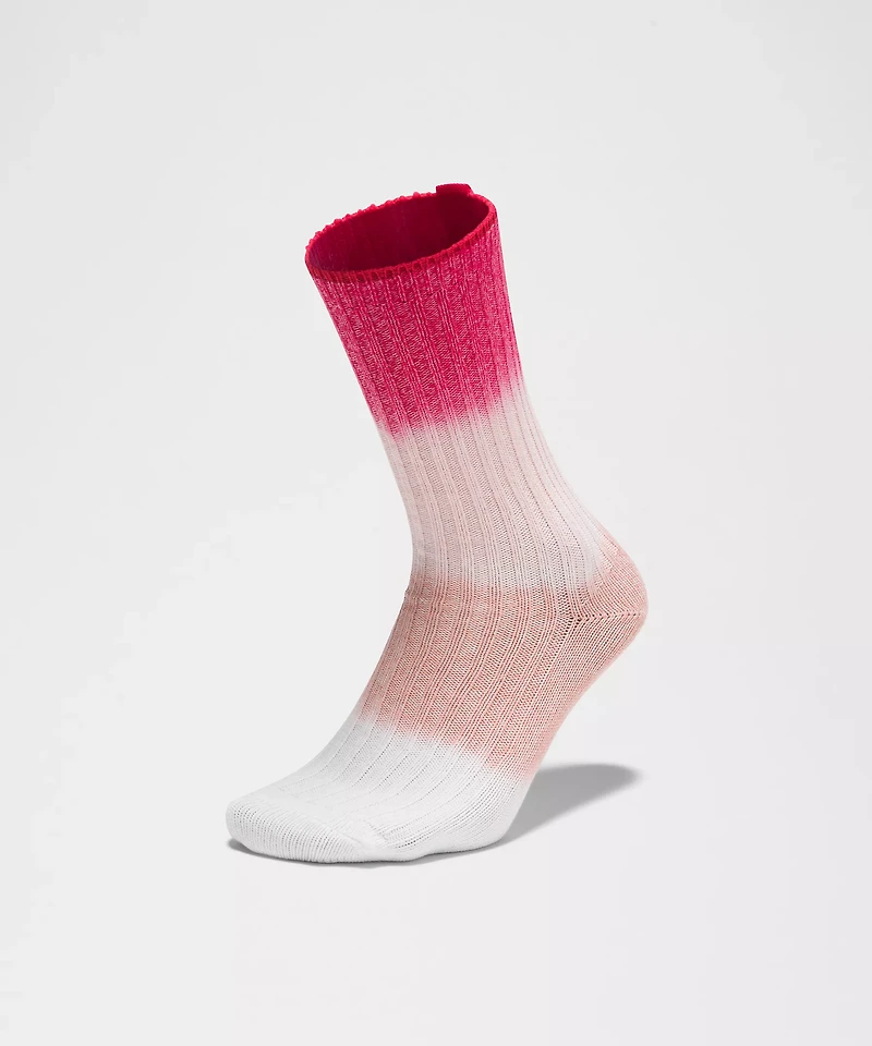 Unisex Crew-Length Ragg Socks