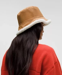 Boucle Fleece Reversible Bucket Hat