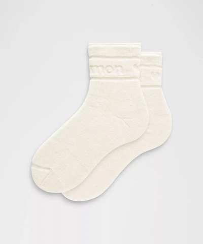 Unisex Terry Quarter Socks
