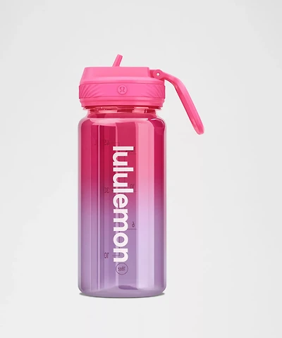 Back to Life Clear Bottle 18oz Straw Lid *Ombre