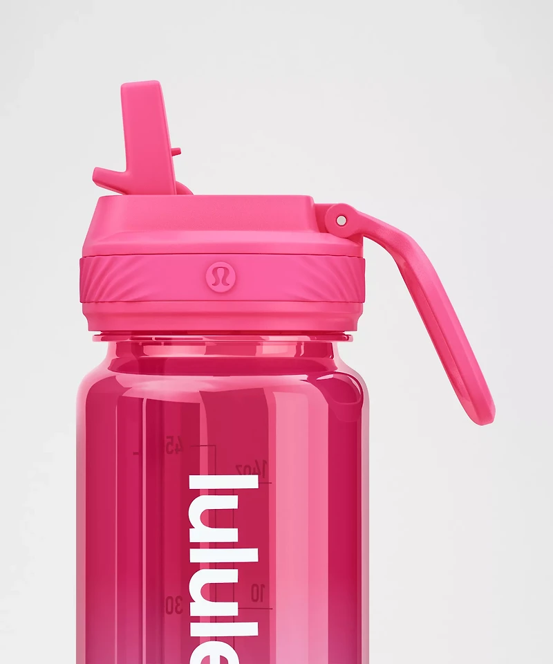 Back to Life Clear Bottle 18oz Straw Lid *Ombre