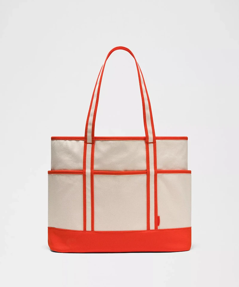 Daily Multi-Pocket Zip-Top Tote Bag 18L