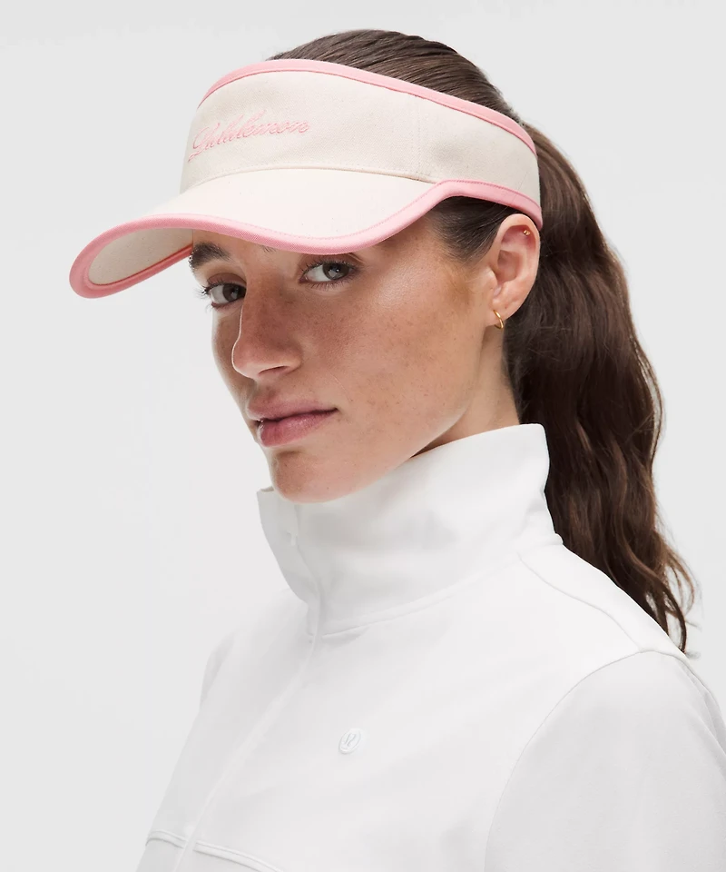 Removable Sweatband Cotton Canvas Visor