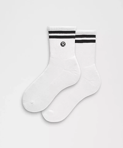 Unisex Daily Essential Quarter Socks *Stripe | Men's