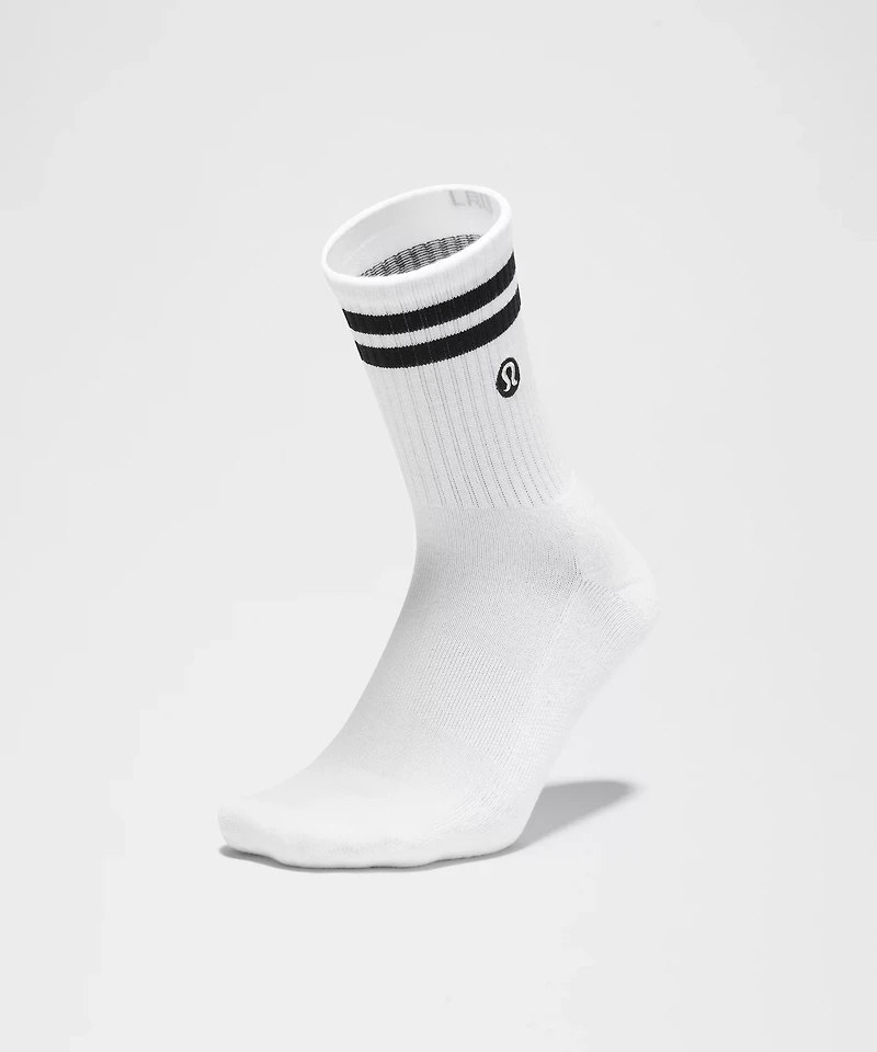 Unisex Daily Essential Quarter Socks *Stripe