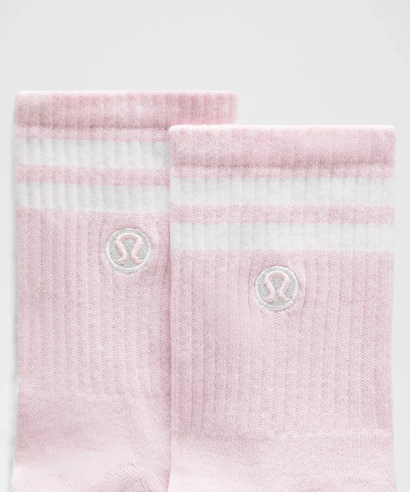 Unisex Daily Essential Quarter Socks *Stripe | Men's
