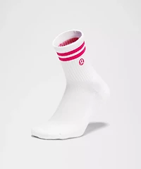 Unisex Daily Essential Quarter Socks *Stripe