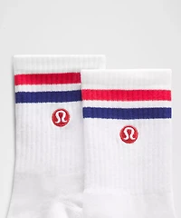 Unisex Daily Essential Quarter Socks *Stripe | Men's