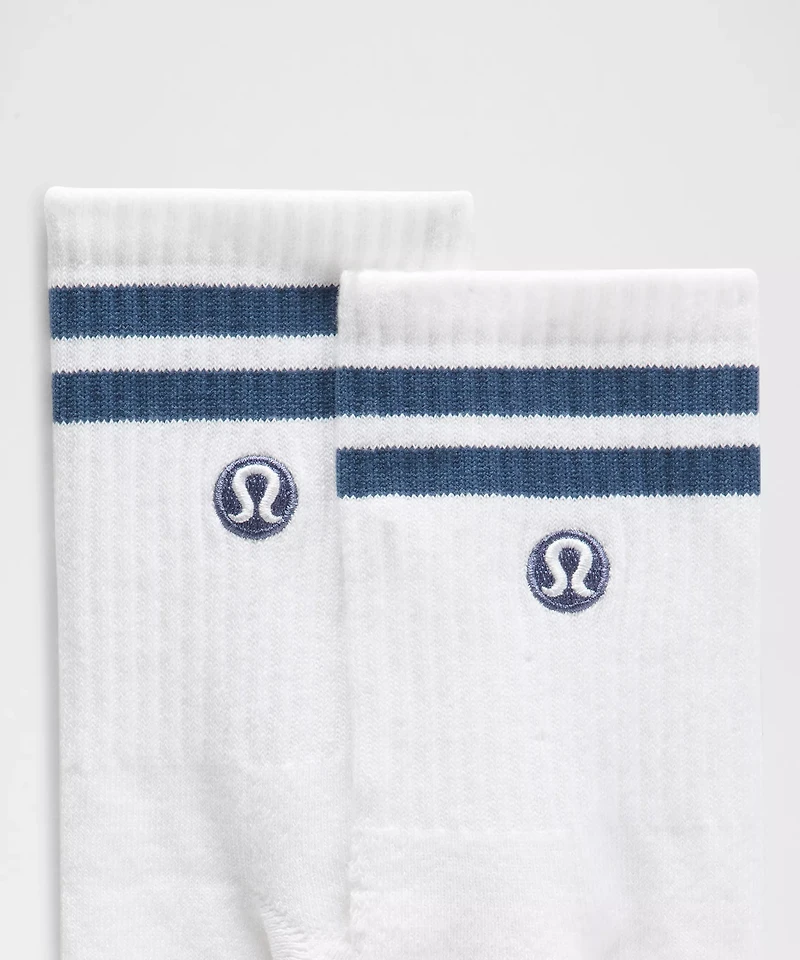 Unisex Daily Essential Quarter Socks *Stripe | Men's