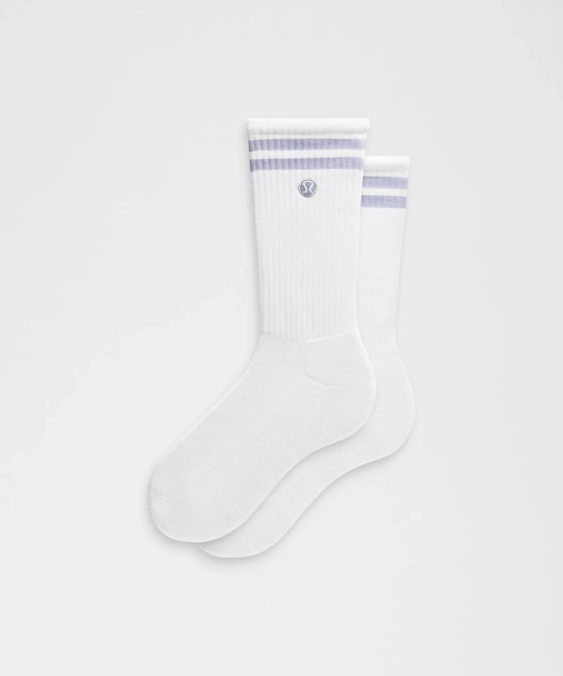 Unisex Daily Essential Quarter Socks *Stripe | Men's