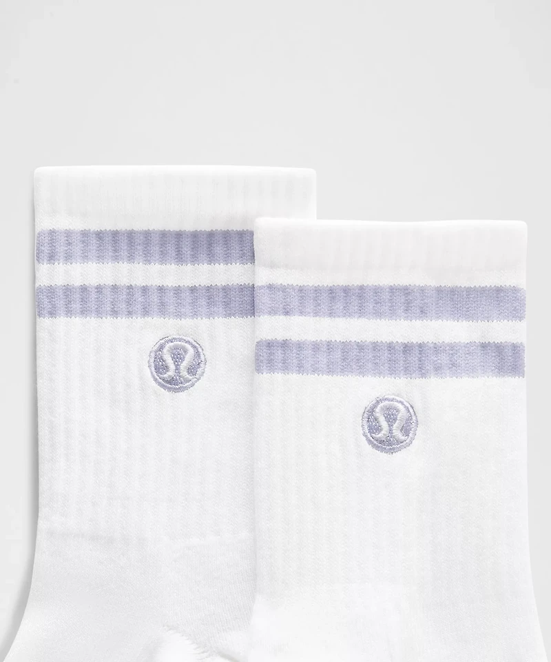 Unisex Daily Essential Quarter Socks *Stripe | Men's