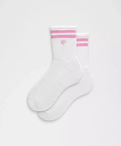 Unisex Daily Essential Quarter Socks *Stripe | Men's