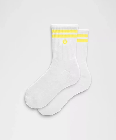 Unisex Daily Essential Quarter Socks *Stripe | Men's