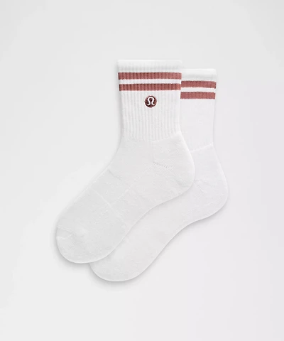 Unisex Daily Essential Quarter Socks *Stripe | Men's