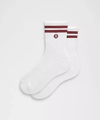 Unisex Daily Essential Quarter Socks *Stripe | Men's