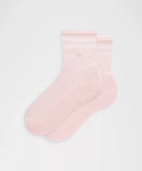 Unisex Daily Essential Quarter Socks *Stripe