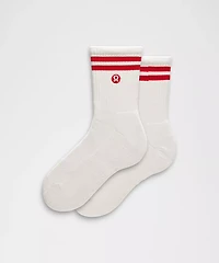 Unisex Daily Essential Quarter Socks *Stripe