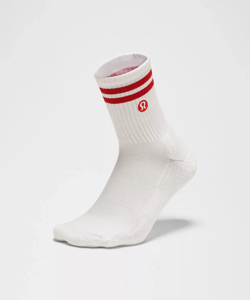 Unisex Daily Essential Quarter Socks *Stripe