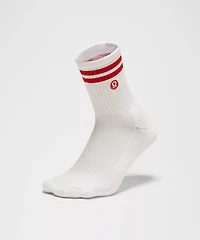 Unisex Daily Essential Quarter Socks *Stripe