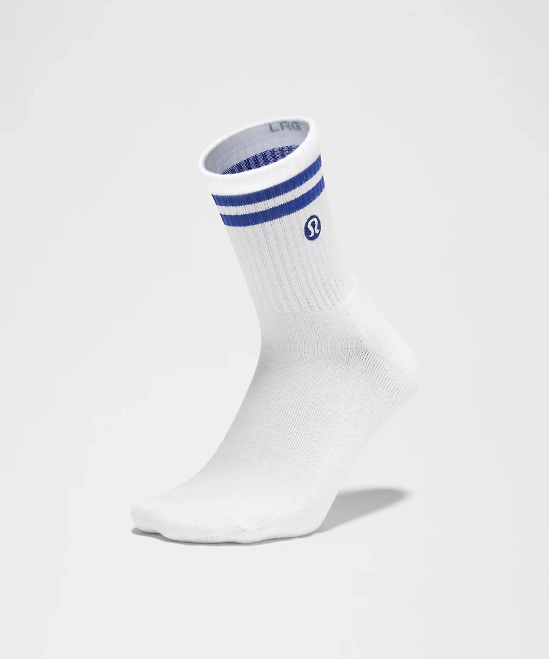 Unisex Daily Essential Quarter Socks *Stripe