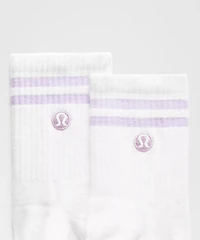 Unisex Daily Essential Quarter Socks *Stripe