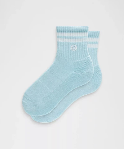 Unisex Daily Essential Quarter Socks *Stripe