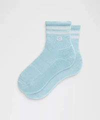 Unisex Daily Essential Quarter Socks *Stripe