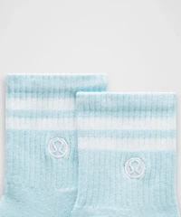 Unisex Daily Essential Quarter Socks *Stripe