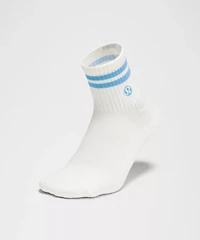 Unisex Daily Essential Quarter Socks *Stripe
