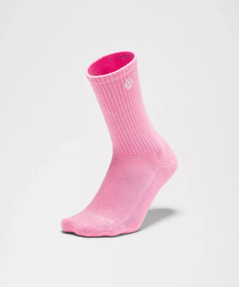 Unisex Daily Essential Crew Socks *Lemons Quote