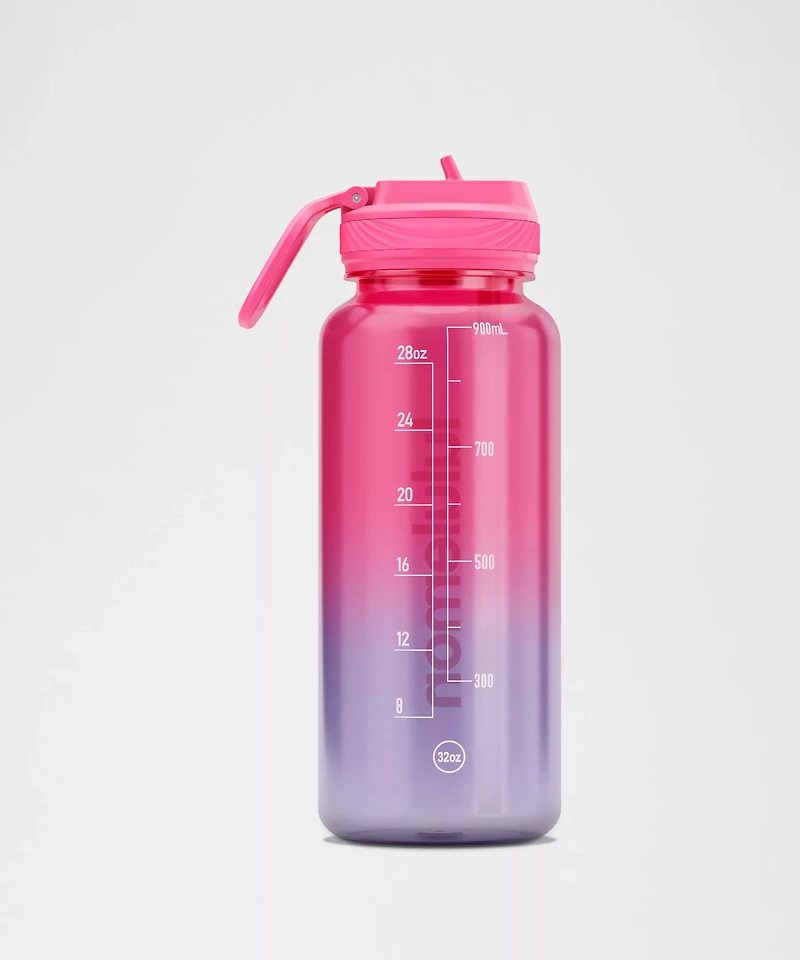 Back To Life Clear Bottle 32oz Straw Lid *Ombre