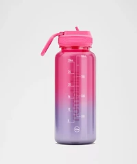 Back To Life Clear Bottle 32oz Straw Lid *Ombre