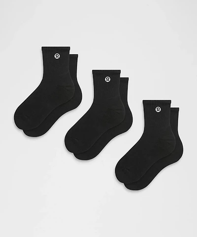 Unisex Daily Essential Quarter Socks *3 Pack