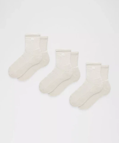 Unisex Daily Essential Quarter Socks *3 Pack