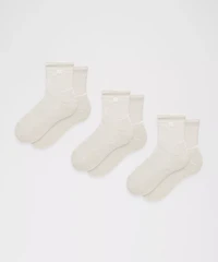 Unisex Daily Essential Quarter Socks *3 Pack