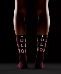 Unisex Power Stride Crew Socks *Reflective