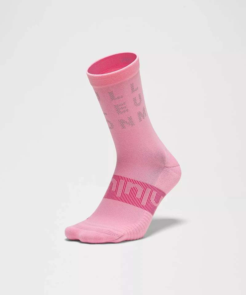Unisex Power Stride Crew Socks *Reflective