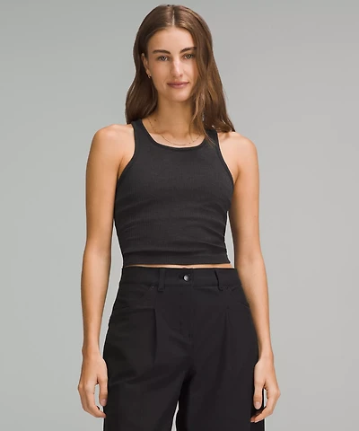 Ebb to Street Cropped Racerback Tank Top *Light Support, B/C Cup | Women's Sleeveless & Tops