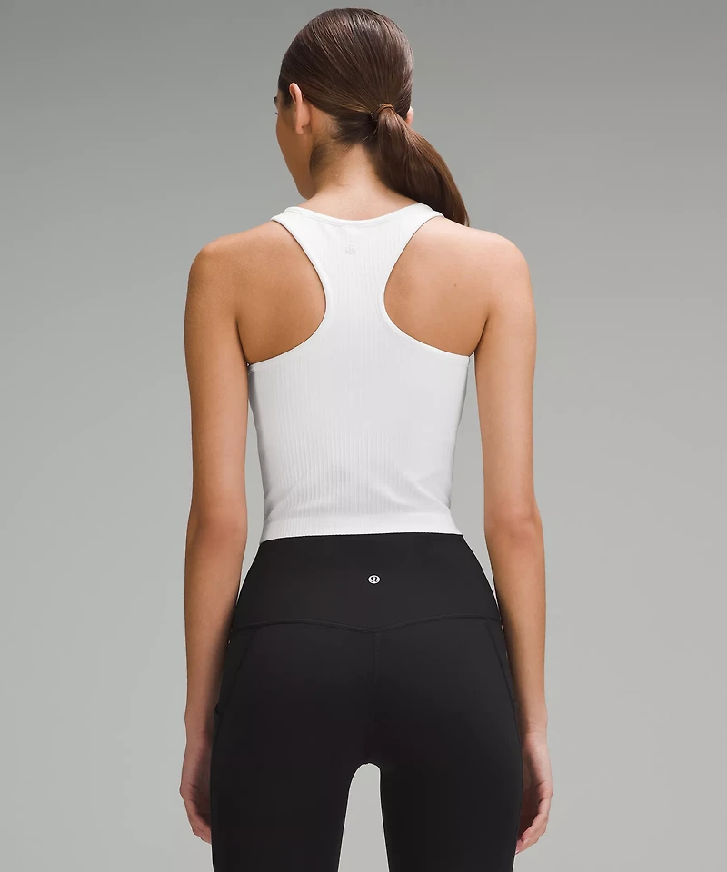 Ebb to Street Cropped Racerback Tank Top *Light Support, B/C Cup | Women's Sleeveless & Tops