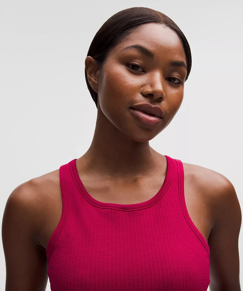 Ebb to Street Cropped Racerback Tank Top *Light Support, B/C Cup