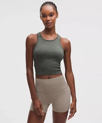 Ebb to Street Cropped Racerback Tank Top *Light Support, B/C Cup | Women's Sleeveless & Tops