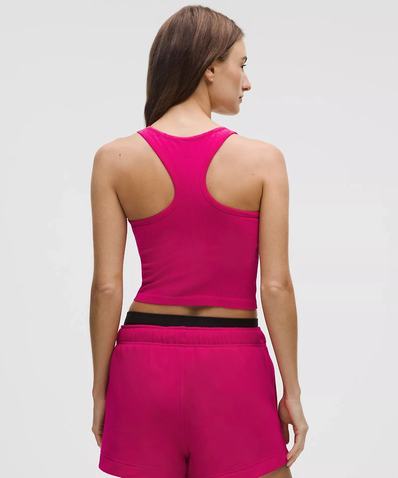 Ebb to Street Cropped Racerback Tank Top *Light Support, B/C Cup