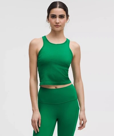 Ebb to Street Cropped Racerback Tank Top *Light Support, B/C Cup | Women's Sleeveless & Tops