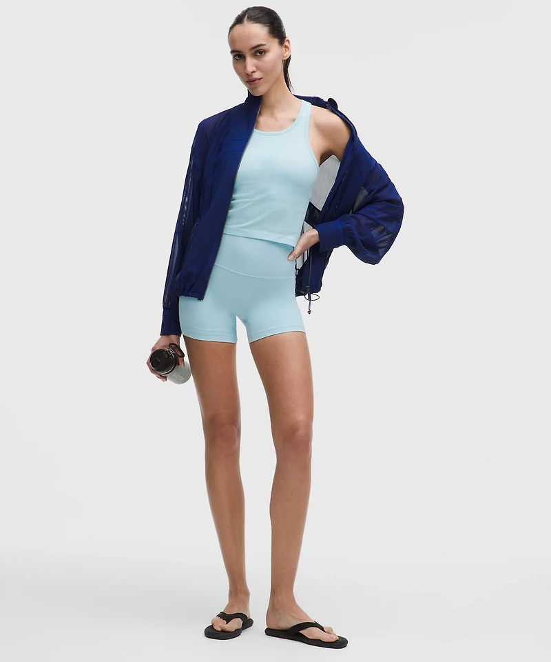 Ebb to Street Cropped Racerback Tank Top *Light Support, B/C Cup