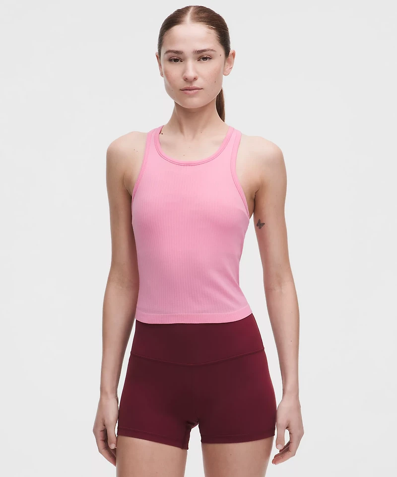 Ebb to Street Cropped Racerback Tank Top *Light Support, B/C Cup
