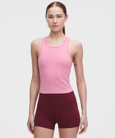 Ebb to Street Cropped Racerback Tank Top *Light Support, B/C Cup