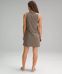Classic-Fit Cotton-Blend Dress | Women's Dresses