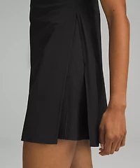 Grid-Texture Sleeveless Linerless Tennis Dress | Women's Dresses