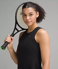Grid-Texture Sleeveless Linerless Tennis Dress | Women's Dresses