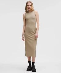 All Aligned Ribbed Midi Dress | Women's Dresses